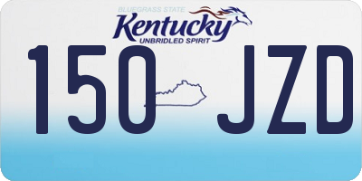KY license plate 150JZD