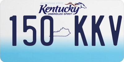 KY license plate 150KKV