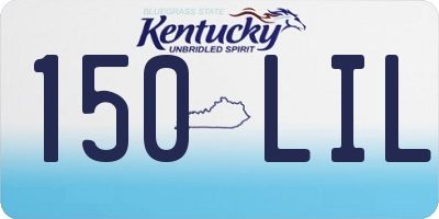 KY license plate 150LIL