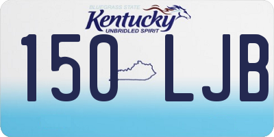 KY license plate 150LJB
