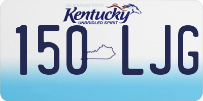 KY license plate 150LJG