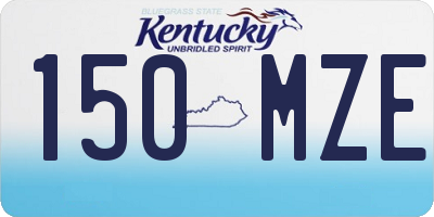 KY license plate 150MZE