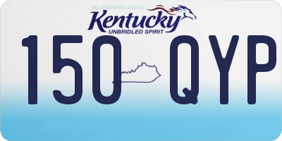 KY license plate 150QYP