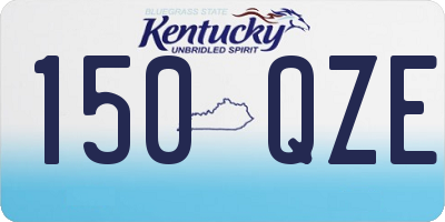 KY license plate 150QZE