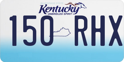 KY license plate 150RHX