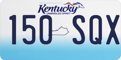 KY license plate 150SQX
