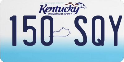 KY license plate 150SQY
