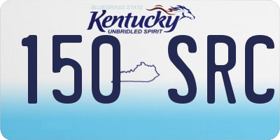 KY license plate 150SRC