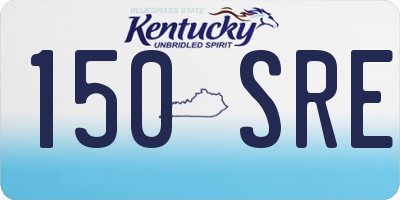KY license plate 150SRE