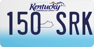 KY license plate 150SRK