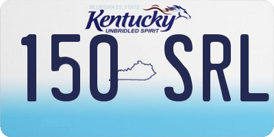 KY license plate 150SRL