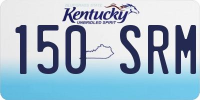 KY license plate 150SRM