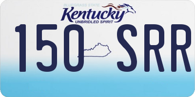 KY license plate 150SRR