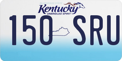 KY license plate 150SRU