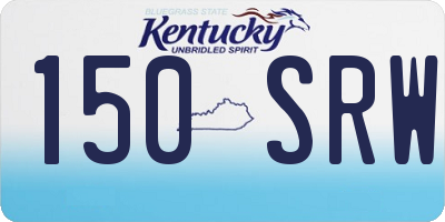 KY license plate 150SRW