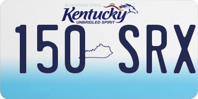 KY license plate 150SRX