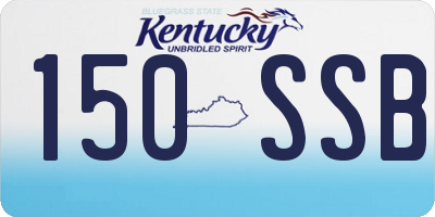 KY license plate 150SSB