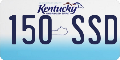 KY license plate 150SSD