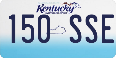 KY license plate 150SSE
