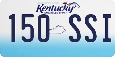 KY license plate 150SSI
