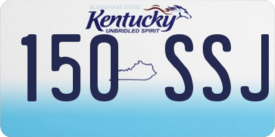 KY license plate 150SSJ