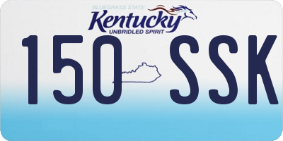 KY license plate 150SSK