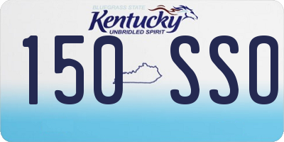 KY license plate 150SSO