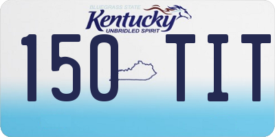 KY license plate 150TIT