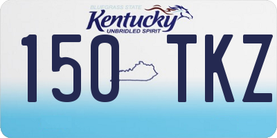 KY license plate 150TKZ
