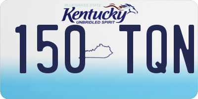 KY license plate 150TQN