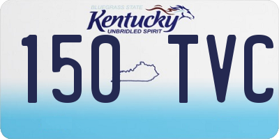 KY license plate 150TVC