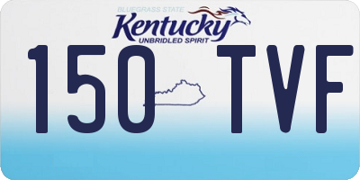 KY license plate 150TVF