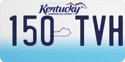 KY license plate 150TVH