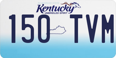 KY license plate 150TVM