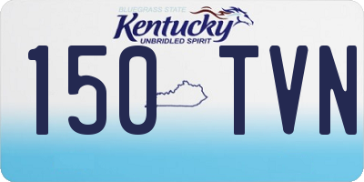 KY license plate 150TVN
