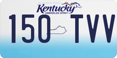 KY license plate 150TVV