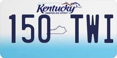 KY license plate 150TWI