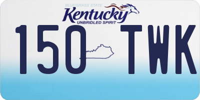 KY license plate 150TWK