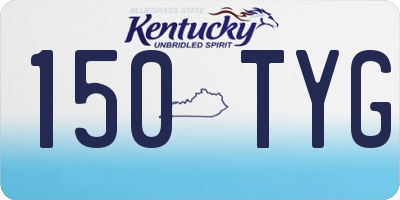 KY license plate 150TYG