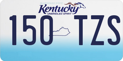 KY license plate 150TZS