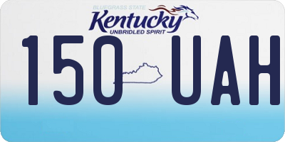 KY license plate 150UAH