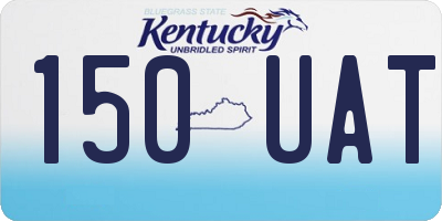 KY license plate 150UAT