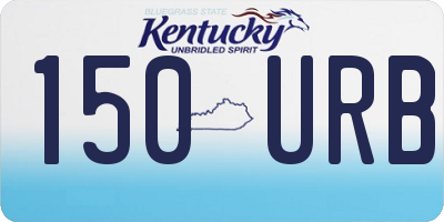 KY license plate 150URB