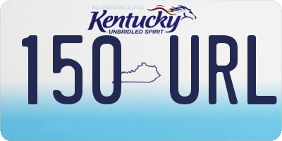 KY license plate 150URL