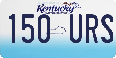 KY license plate 150URS