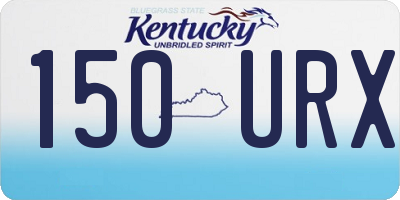 KY license plate 150URX