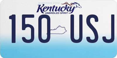 KY license plate 150USJ