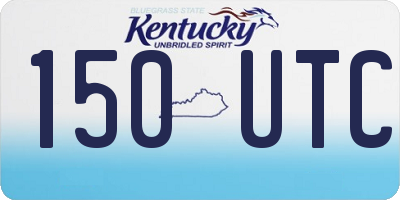 KY license plate 150UTC