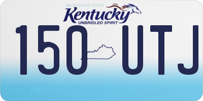 KY license plate 150UTJ