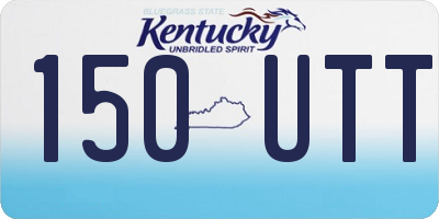 KY license plate 150UTT